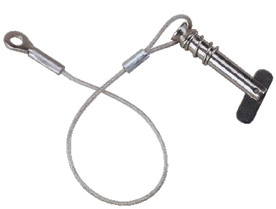 Sea Dog 299980-1 Stepped Release Pin W/ Lanyard Stainless Steel 