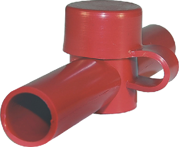 CABLE CAP DUAL ENTRY RED