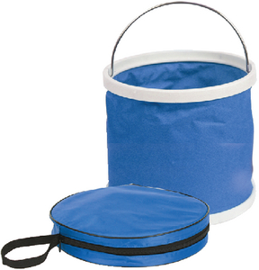 COLLAPSIBLE BUCKET BLUE&WHITE