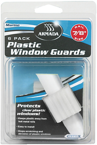 Clear Plastic S-Hooks, Pk 6