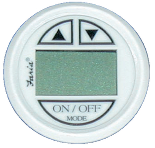 Faria Beede Euro Fuel Level Gauge - White Marine Boat Gauge Size 2 (E-1/2-F)