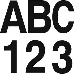 BF - Registration Letters & Numbers