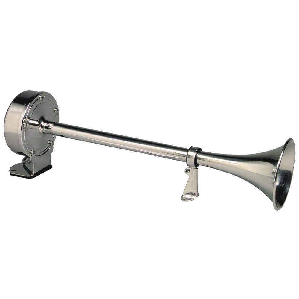 Deluxe All Stainless Steel Single Trumpet – 24 Volt