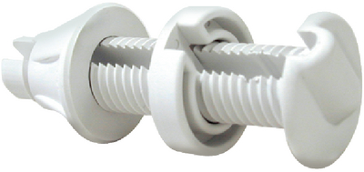 CABLE THRU-HULL FITTING-WHITE