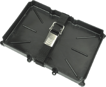 BATT TRAY 31 W/STRAP/SS BUCKLE