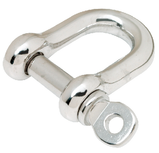 D SHACKLE-SS-3/16 INCH