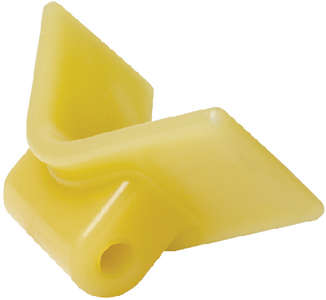 BOW STOP-YLW-3IN X 3 1/2IN