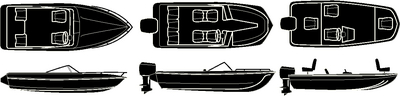 14-16' V-HULL RUNABOUT COVER