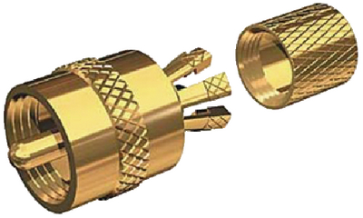 CENTER PIN CONNECTOR FOR PL259