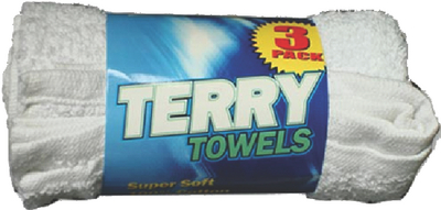 TERRY TOWELS (3/PK)