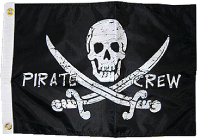 FLAG PIRATE CREW 12X18
