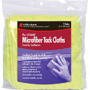 MICROFIBER TACK CLOTHS 2/PK