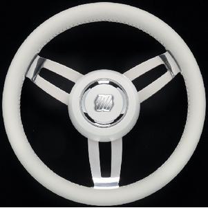 STEERING WHL WHT POLY CHROME