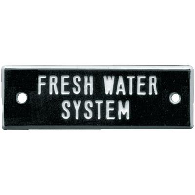 NAMEPLATE-FRESH WATER SYS 5/PK