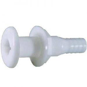 THRU-HULL CONNECTOR  5/8IN WHT