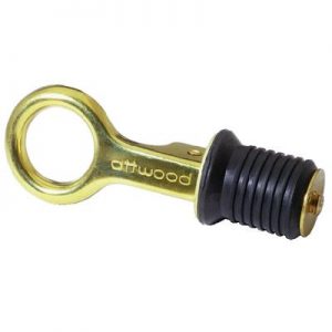 DRAIN PLUG BRASS SNAP HANDLE