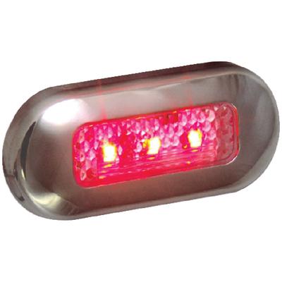 LED OBLONG COURTESY RED-SS BEZ