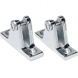 DECK HINGE CHR. 1PR/CD