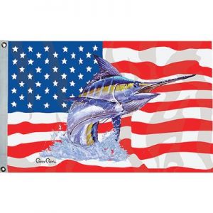 FLAG  US/BLUE MARLN 36X60