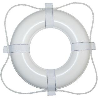 20IN WHITE FOAM RING BUOY