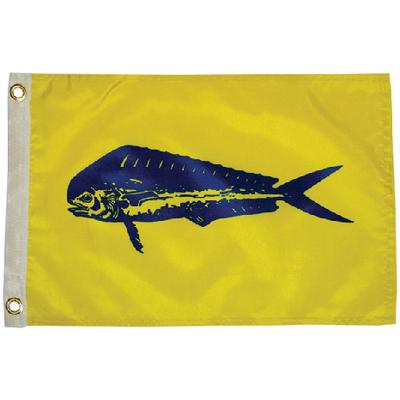 FLAG DOLPHIN 12X18