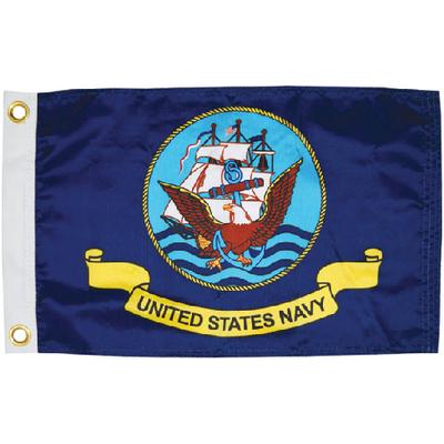 FLAG NAVY 12X18