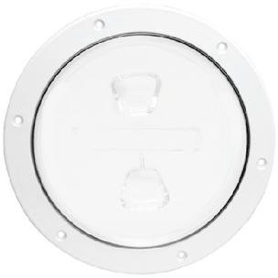 DECKPLATE 4IN SCREW WHITE