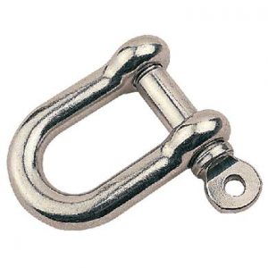 D SHACKLE CAST SS 3/16