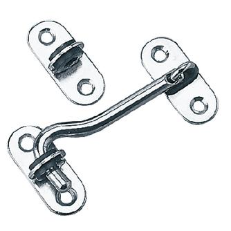 DOOR HOOK SS 2-1/2IN W/STAPLES