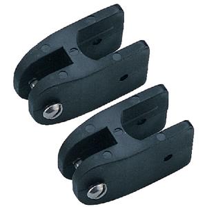 CURVED WINDSHIELD HINGE BLK