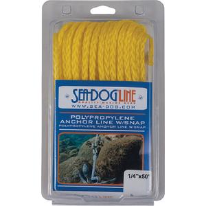 ANCHORLINE POLY 1/4X50’YEL1/PK