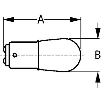 LIGHT BULB #1142R  DBL BAYONET