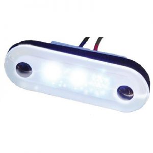 SANTIAGO 3-LED OVAL RED LEDFT