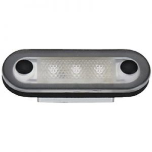 SANTIAGO 3-LED OVAL RED LEDFT