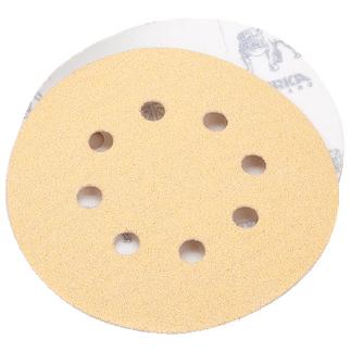 GOLD 6″ 6H GRIP VAC DISC 120G