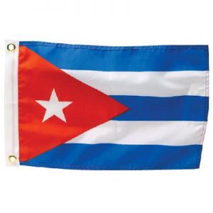 CUBA FLAG 12 X 18