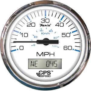 GPS SPEEDO 60MPH CHES SS WHITE