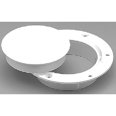 DECK PLATE 3IN SNAP-IN WHT PLS