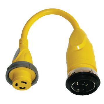 PIGTAIL 50A 250V TO 30A YELLOW