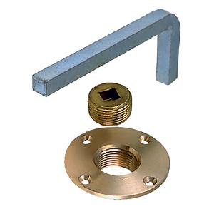 PLUG GARBOARD DRAIN BRONZE