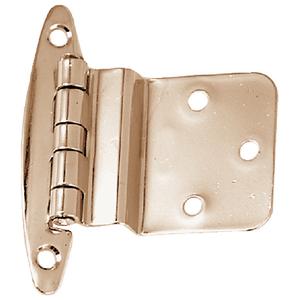 C/P BRASS 3/8 INSET HINGES PR