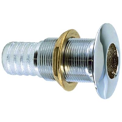 1-1/8  CHR THRU-HULL F/HOSE