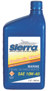 Sierra 95512 10W40 FCW 4-Cycle Outboard Synthetic Blend Oil, Qt.
