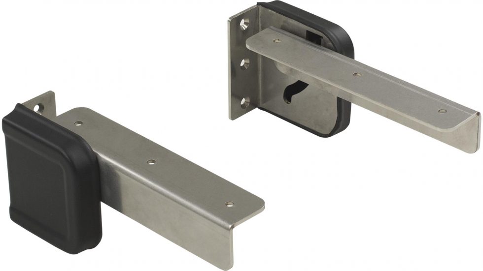 Spring-Loaded Fold Down Mounting Hinges